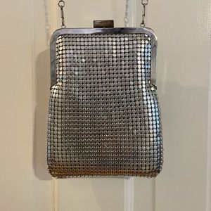 Small Silver Clutch/Crossbody Evening Bag